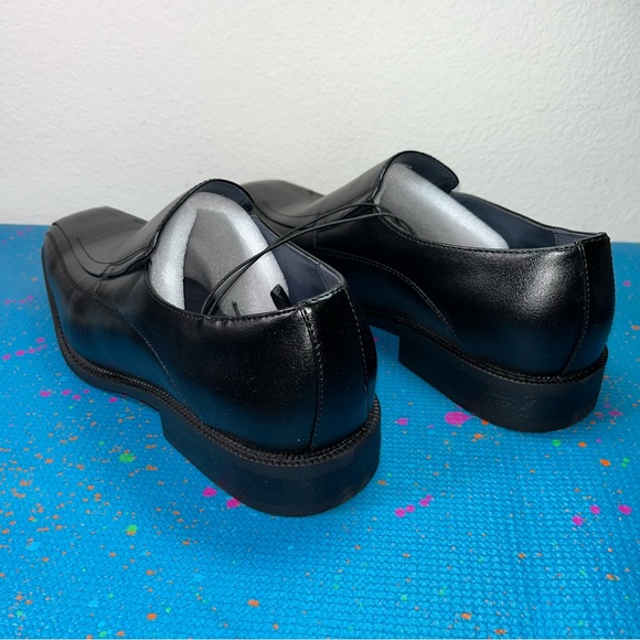 Brand new JF j.Ferrar Dash black slip on casual shoes faux leather size 11W & 9W - Picture 7 of 11